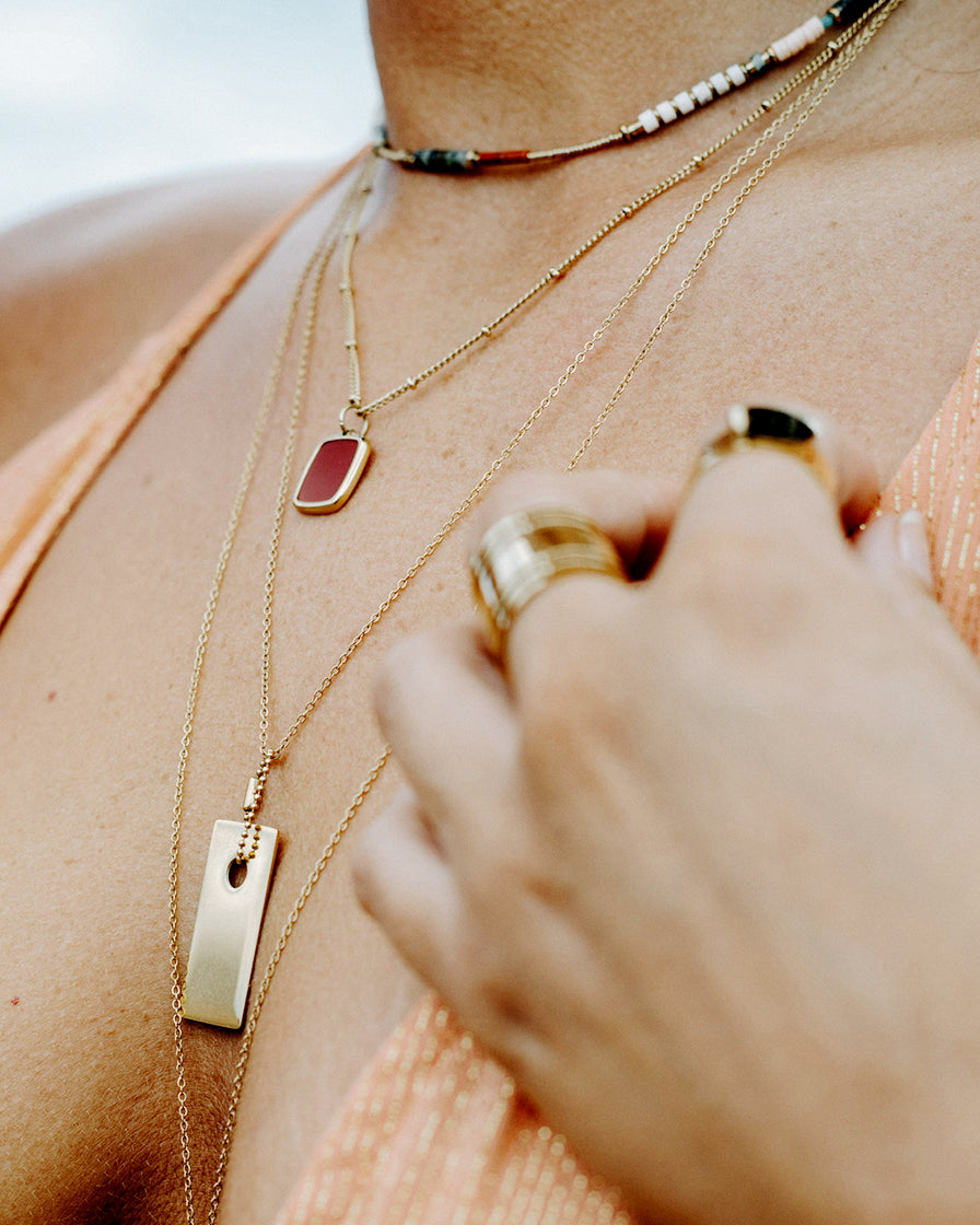 Collier Kilani (Acier doré)