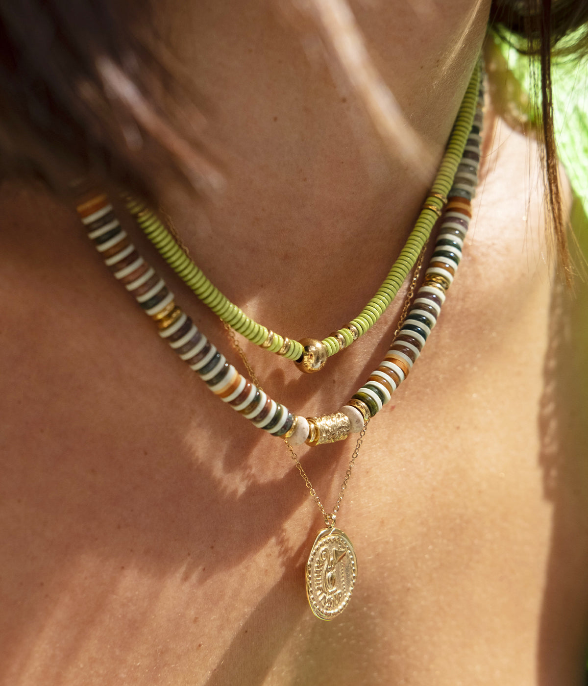 Collier Calaross (Acier doré)