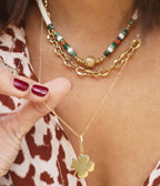 Collier Salvatore  (Acier doré)