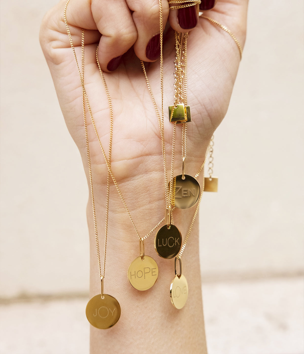 Collier Hope (Acier doré)