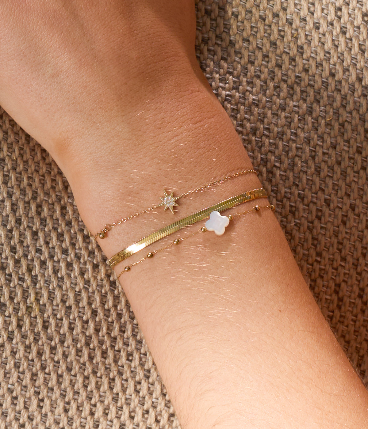 Bracelet Newton (Acier doré)